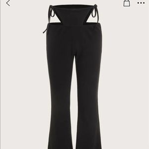 Cut-Out Flare Pants